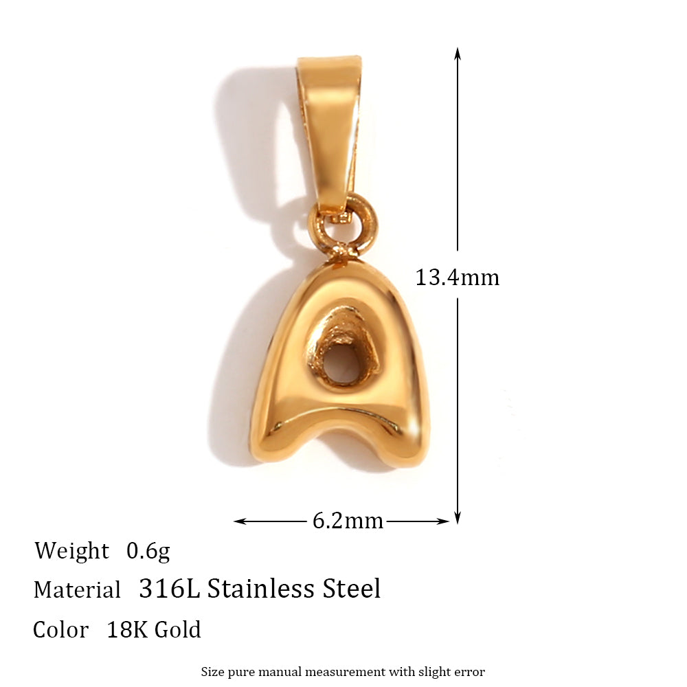 1 Piece Stainless Steel 18K Gold Plated Polished Pendant By Trendy Jewels