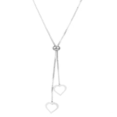 Titanium Steel Gold Plated Simple Style Classic Style Heart Shape Plating Pendant Necklace By Trendy Jewels