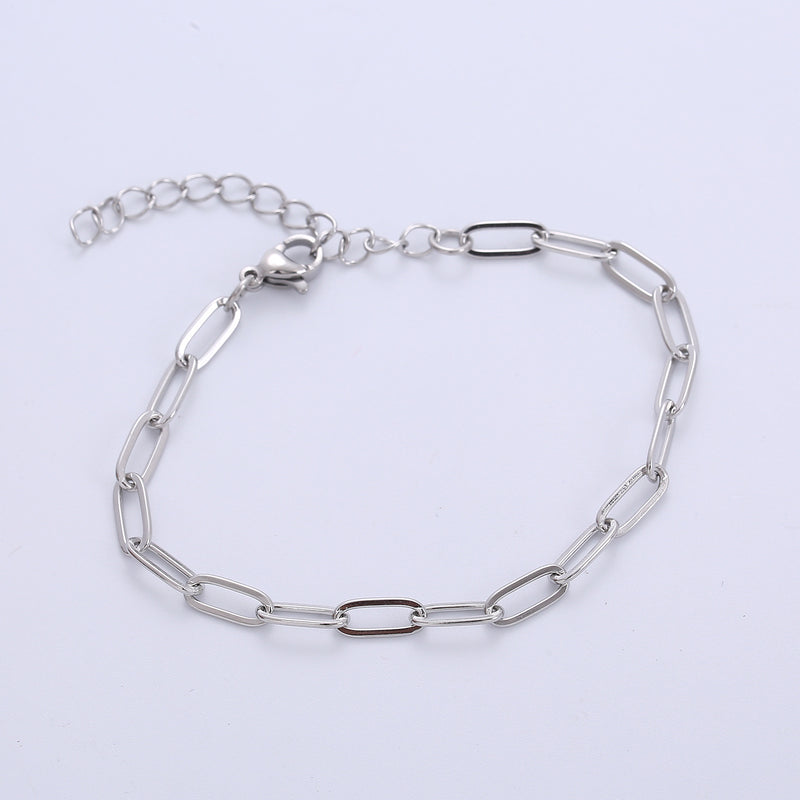 simple style geometric titanium steel plating bracelets 1 piece By Trendy Jewels