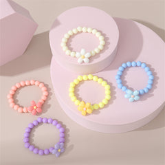 flower beaded no inlaid kid's bracelets By Trendy Jewels