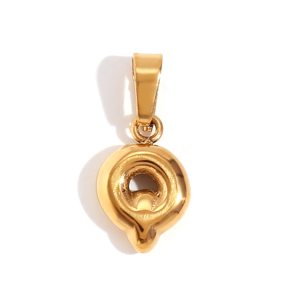 1 Piece Stainless Steel 18K Gold Plated Polished Pendant By Trendy Jewels