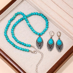 Classical Color Block Synthetic Resin Alloy Beaded Women's Jewelry Set By Trendy Jewels