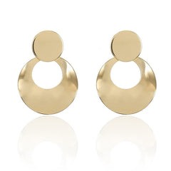 fashion geometric plating alloy no inlaid earrings By Trendy Jewels