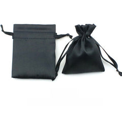 Simple Style Solid Color Satin Drawstring Jewelry Packaging Bags By Trendy Jewels