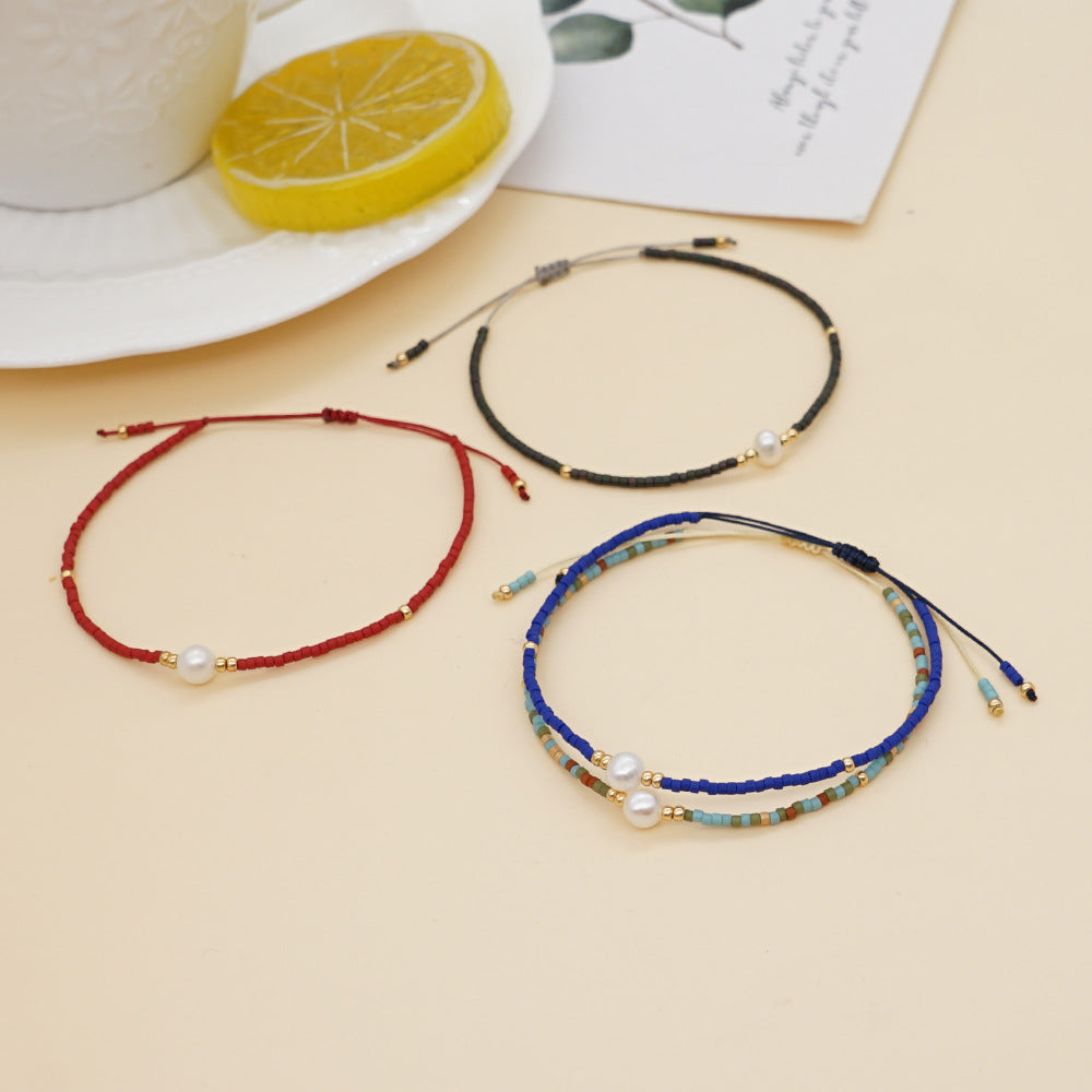 simple style geometric no inlaid beaded bracelets By Trendy Jewels