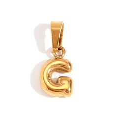 1 Piece Stainless Steel 18K Gold Plated Polished Pendant By Trendy Jewels