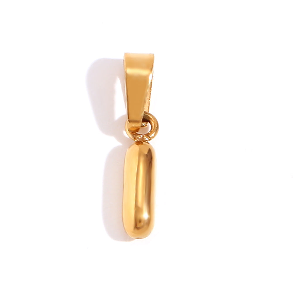 1 Piece Stainless Steel 18K Gold Plated Polished Pendant By Trendy Jewels