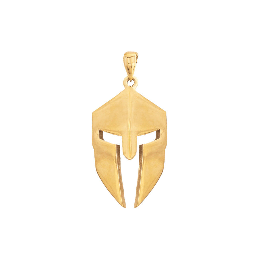 201 Stainless Steel 304 Stainless Steel Simple Style Plating Mask Pendant Necklace By Trendy Jewels