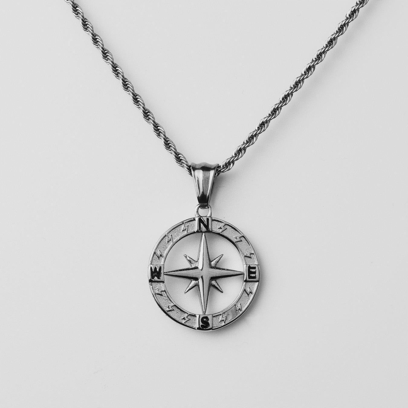 201 Stainless Steel 304 Stainless Steel Titanium Steel Classic Style Plating Star Pendant Necklace By Trendy Jewels