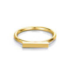 304 Stainless Steel Gold Plated Simple Style Plating Geometric None Rings By Trendy Jewels