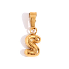 1 Piece Stainless Steel 18K Gold Plated Polished Pendant By Trendy Jewels