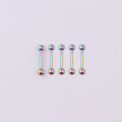 vacuum plated 316l medical stainless steel ear nails nose nails By Trendy Jewels