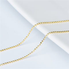 simple style necklace sterling silver plating necklace By Trendy Jewels