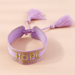 fashion letter rope knitting women's bracelets 1 piece By Trendy Jewels