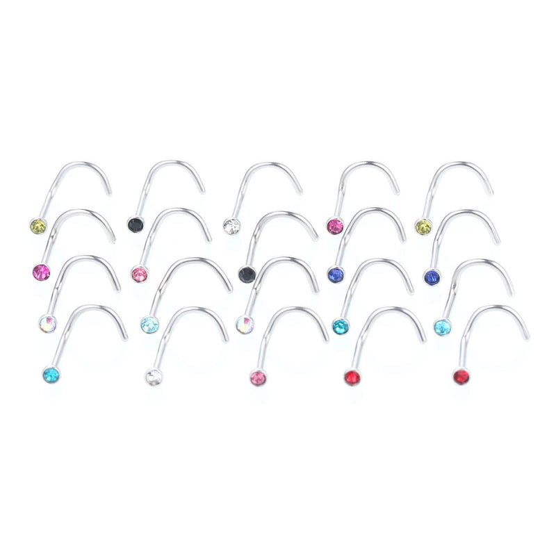 fashion geometric stainless steel plating nose studs By Trendy Jewels
