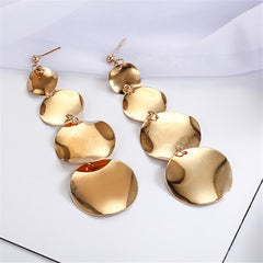 fashion geometric plating alloy no inlaid earrings By Trendy Jewels